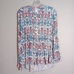 Sundance Grace Delight Top In Multicolor Size M Cottagecore Popover Boho